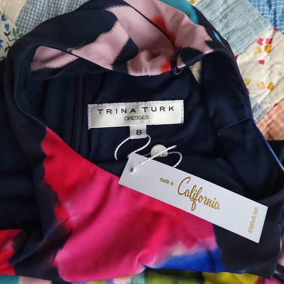 New! Trina Turk dress 8 - Picture 2 of 4